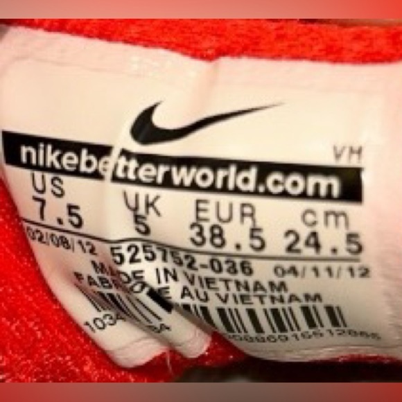 Nike Dual Fusion  Women's Gray and Red Running Shoes size 7.5 - Picture 12 of 12